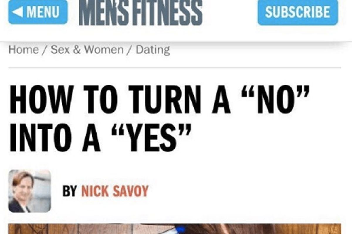Twitter Users Respond To Creepy Men's Fitness Article