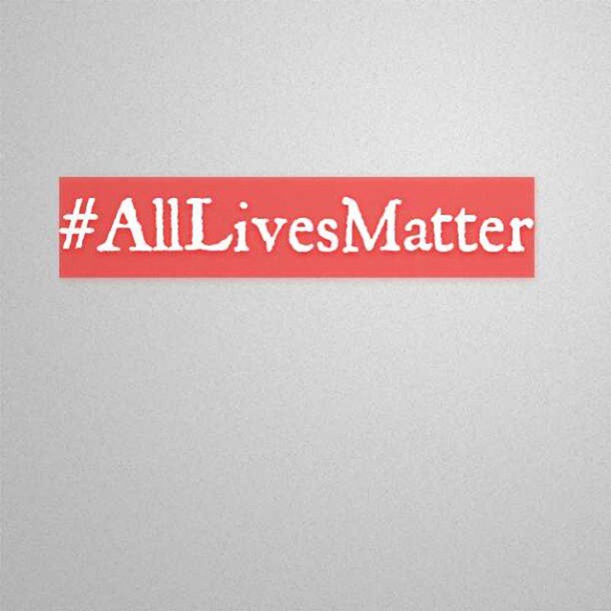 All Lives Matter