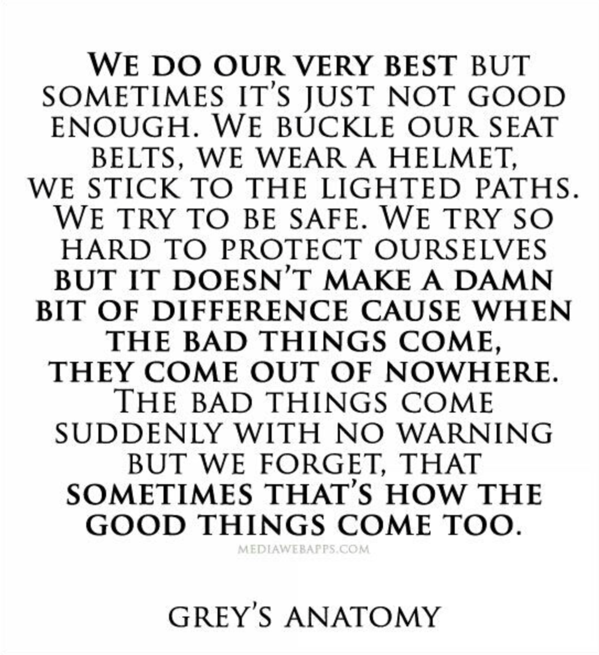 10 "Grey's Anatomy" Quotes That Remind Us To Never Give Up