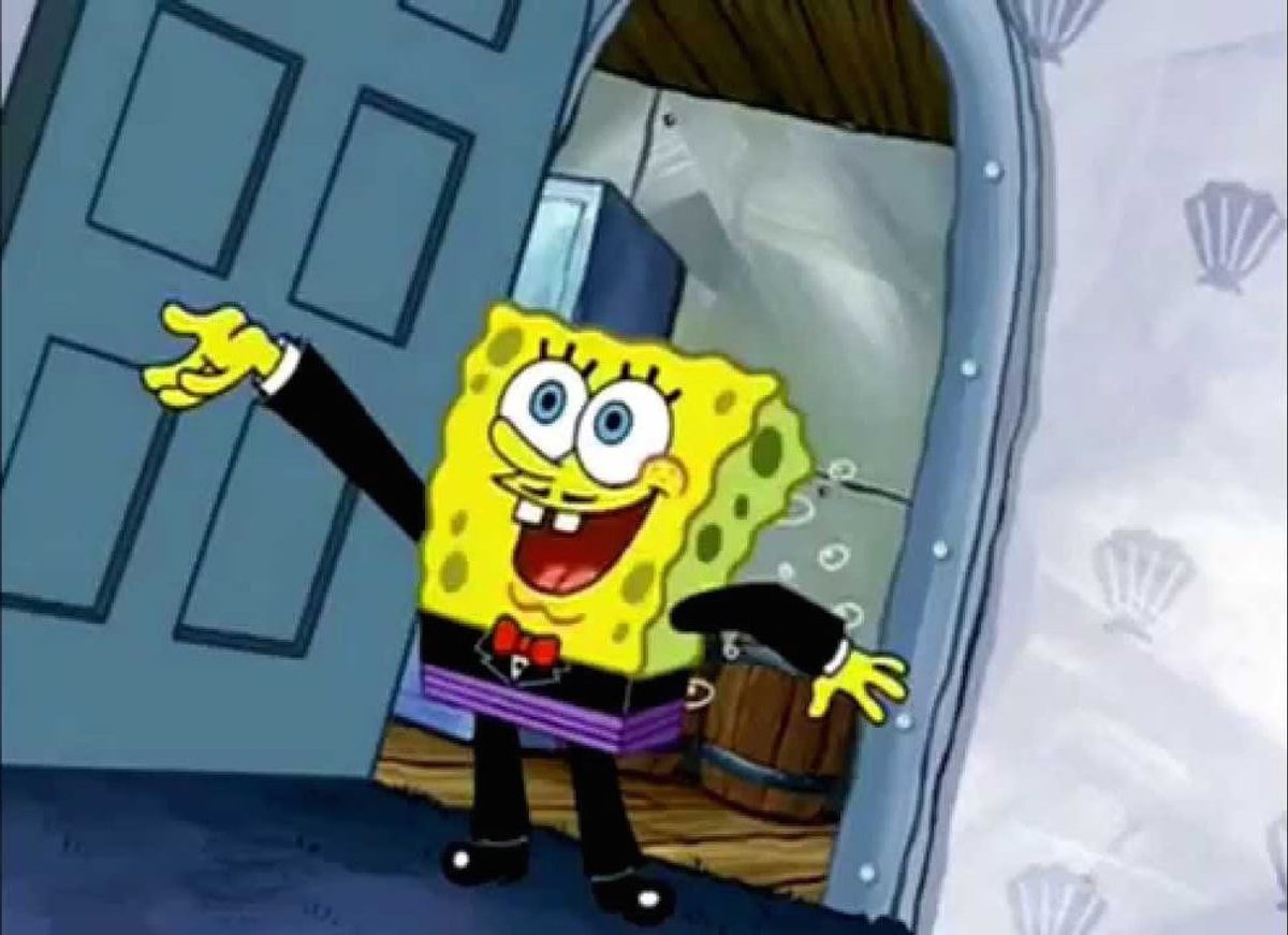 14 Spongebob GIFs describe waiting tables