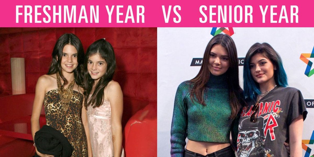 Freshman Year Vs. Senior Year Of College