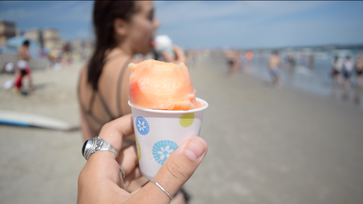 Escaping The Heat in Rockaway Beach