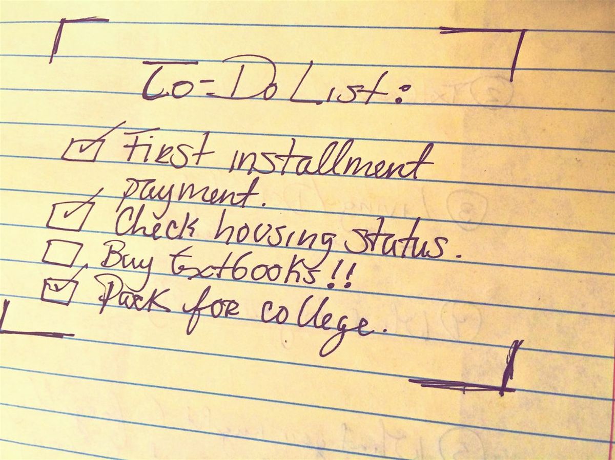 College Checklist