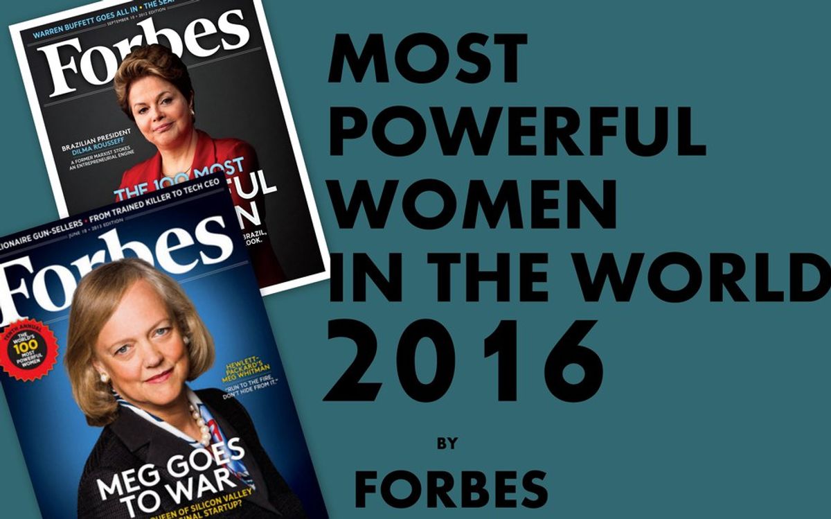 Get To Know The World's Top 10 Most Powerful Women