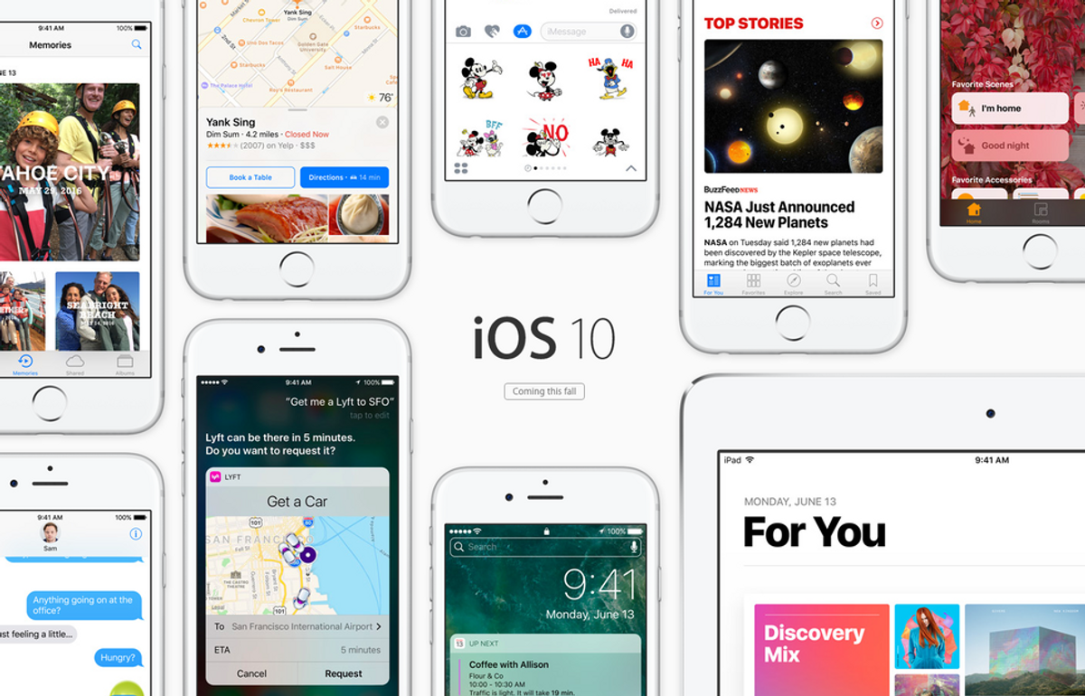 iOS 10: Everything You Need to Know About Apple's Newest Update Coming This Fall