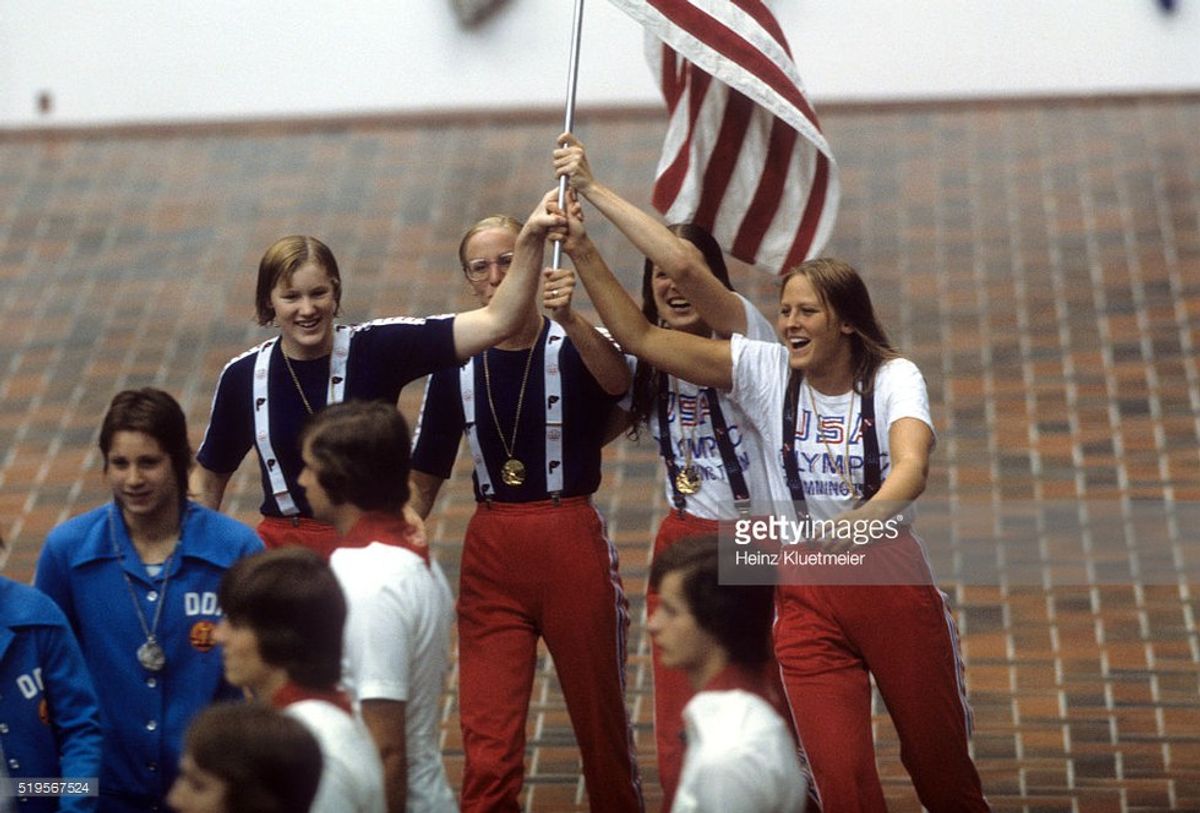 American vs East German: Women's Swimming, 1976