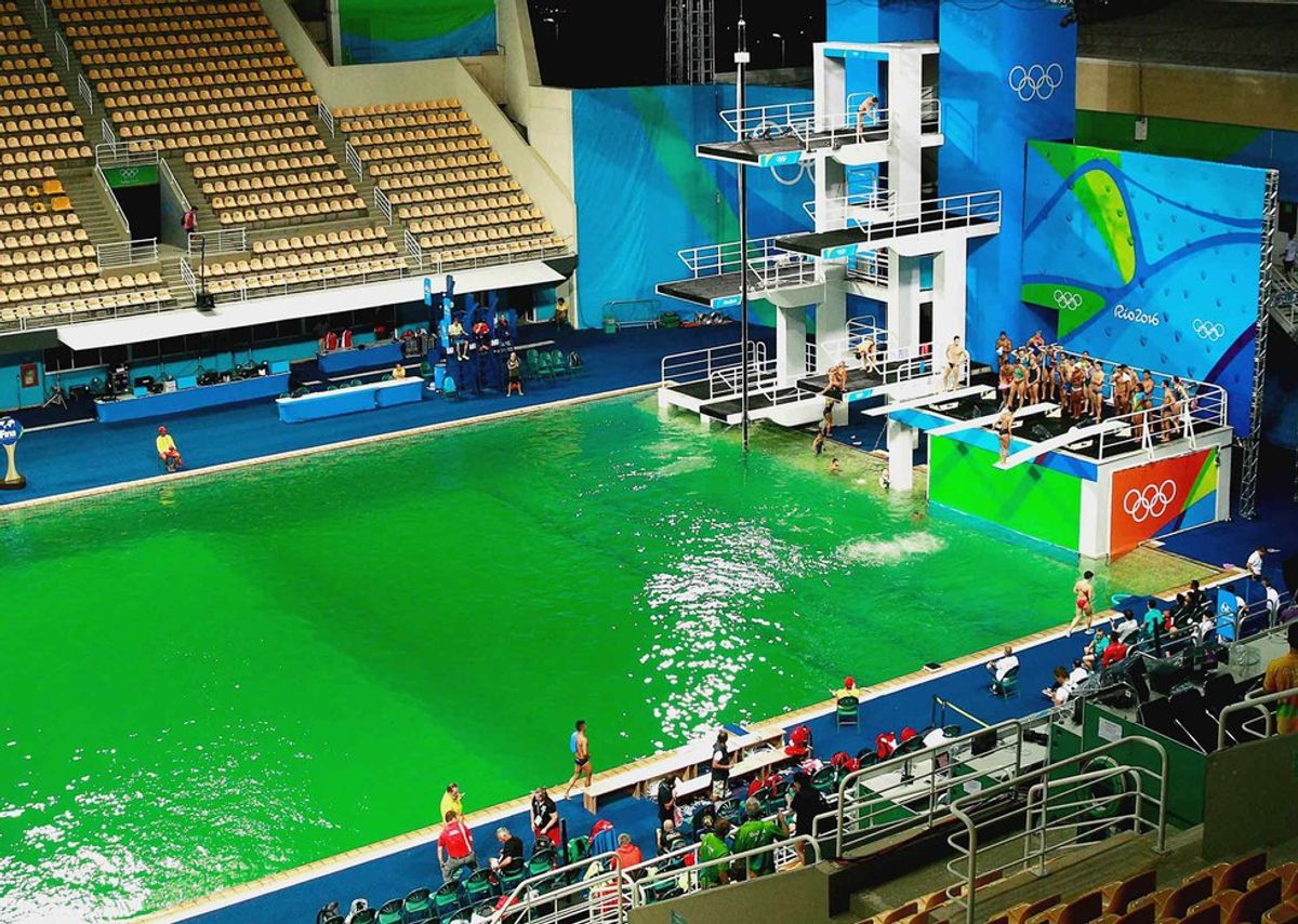 10 Things I Would Rather Jump Into Than The Green Olympic Pool