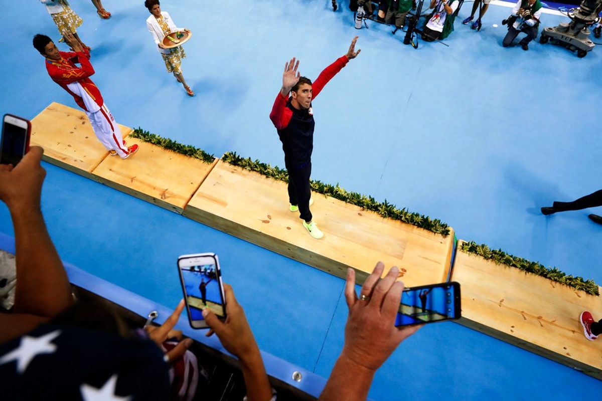 Michael Phelps Stands Alone As The Man