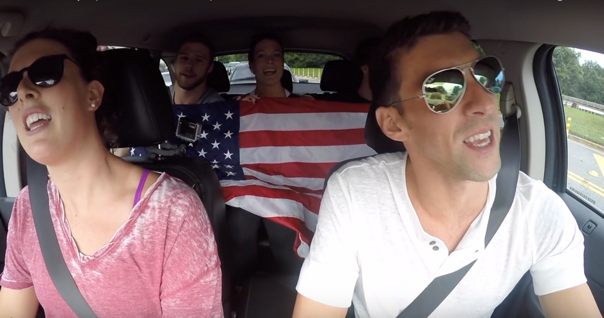 The USA Olympians Carpool Karaoke Is Almost As Good As The Olympics