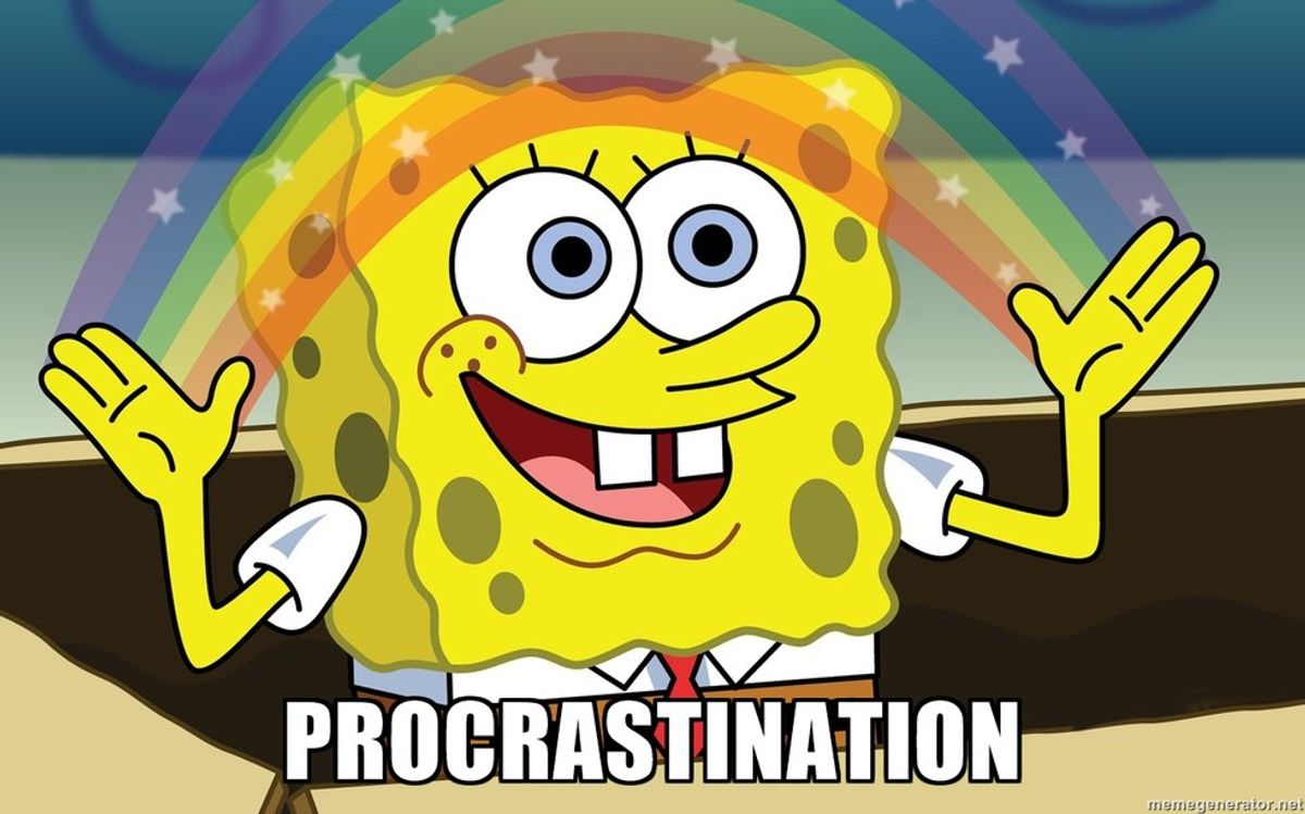 The Thought Process Of A Procrastinator