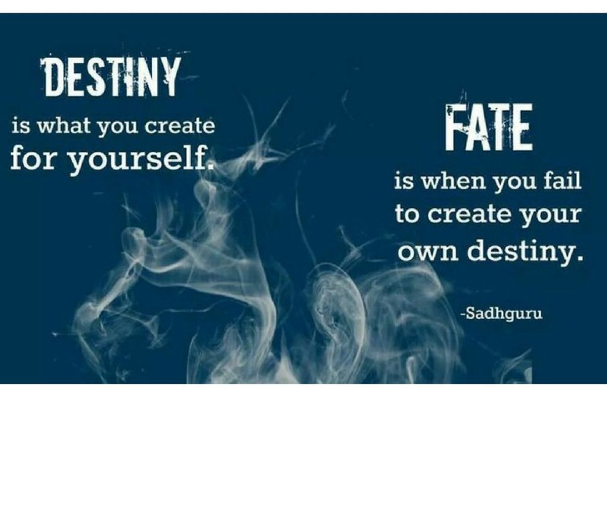 Divergence: Fate Vs. Destiny