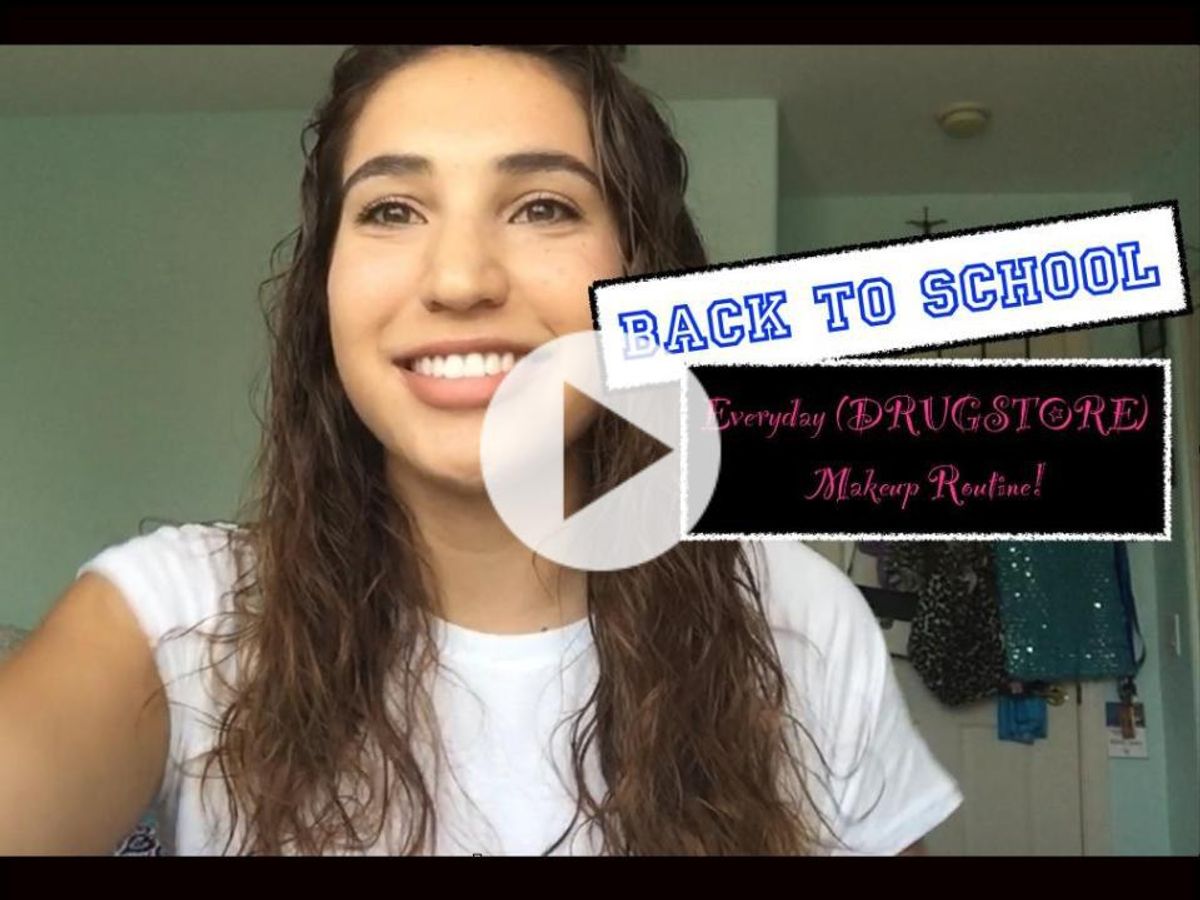 Back To School: Everyday (DRUGSTORE) Makeup Routine