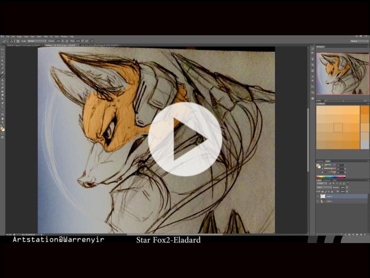 Star Fox: Process Paint Video