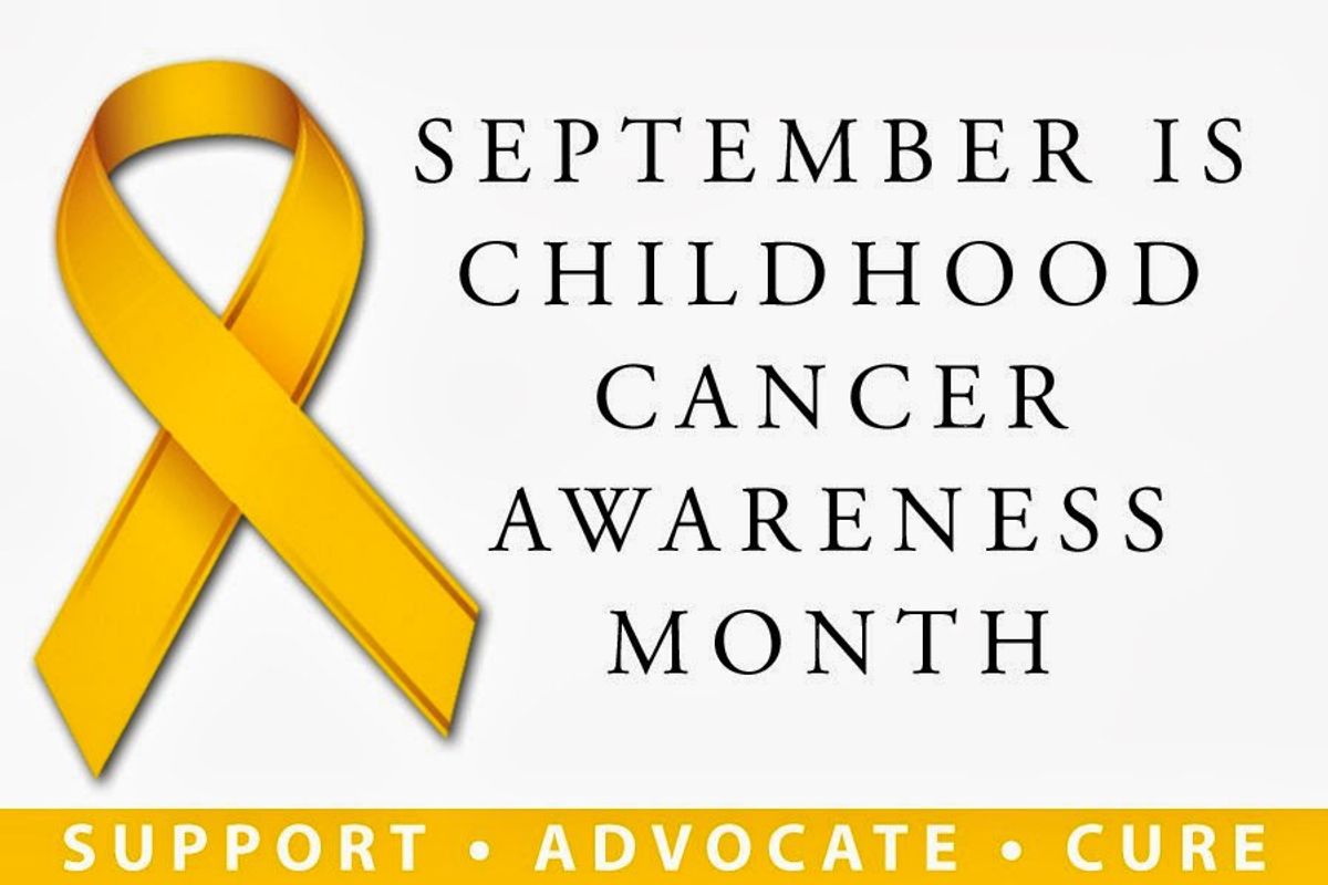 Go Gold For Childhood Cancer Awareness Month