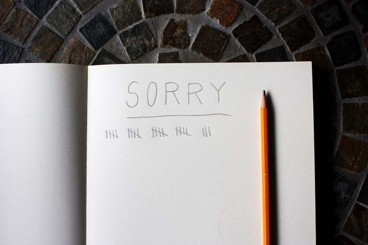 Sorry For Saying Sorry?