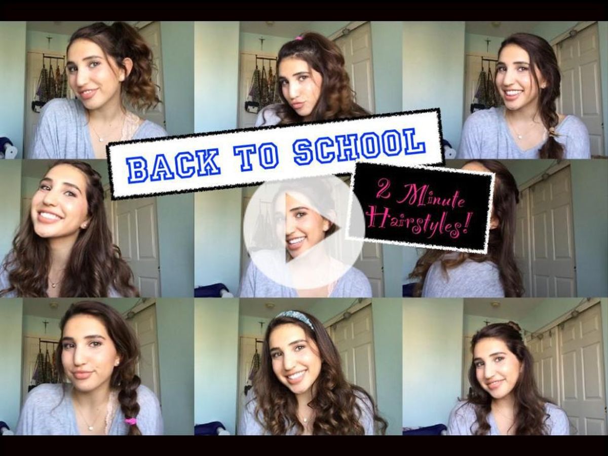 Back To School: 2 Minute Hairstyles!