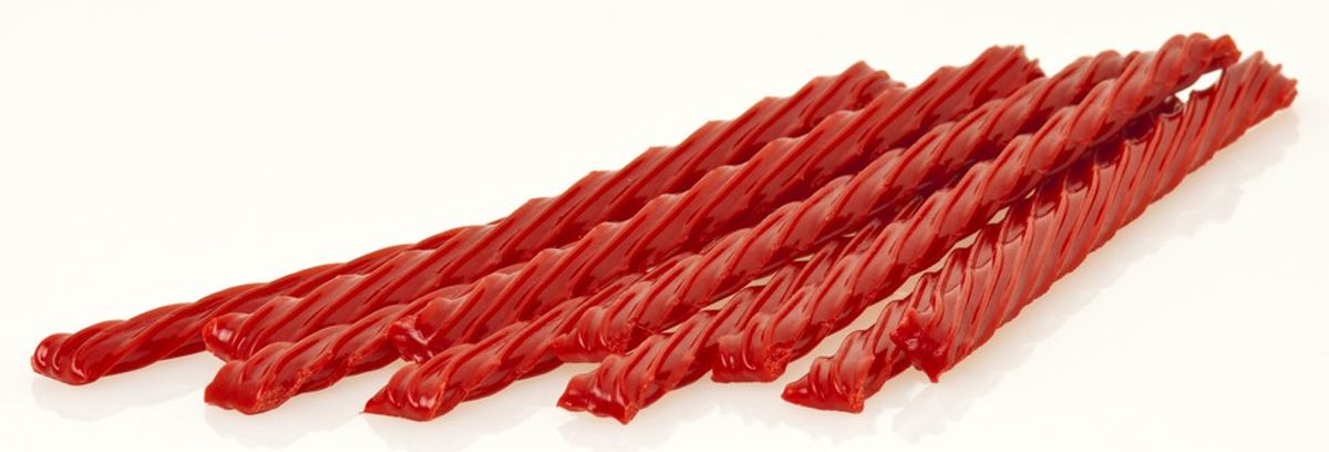 Twizzler or rubber? You tell me.