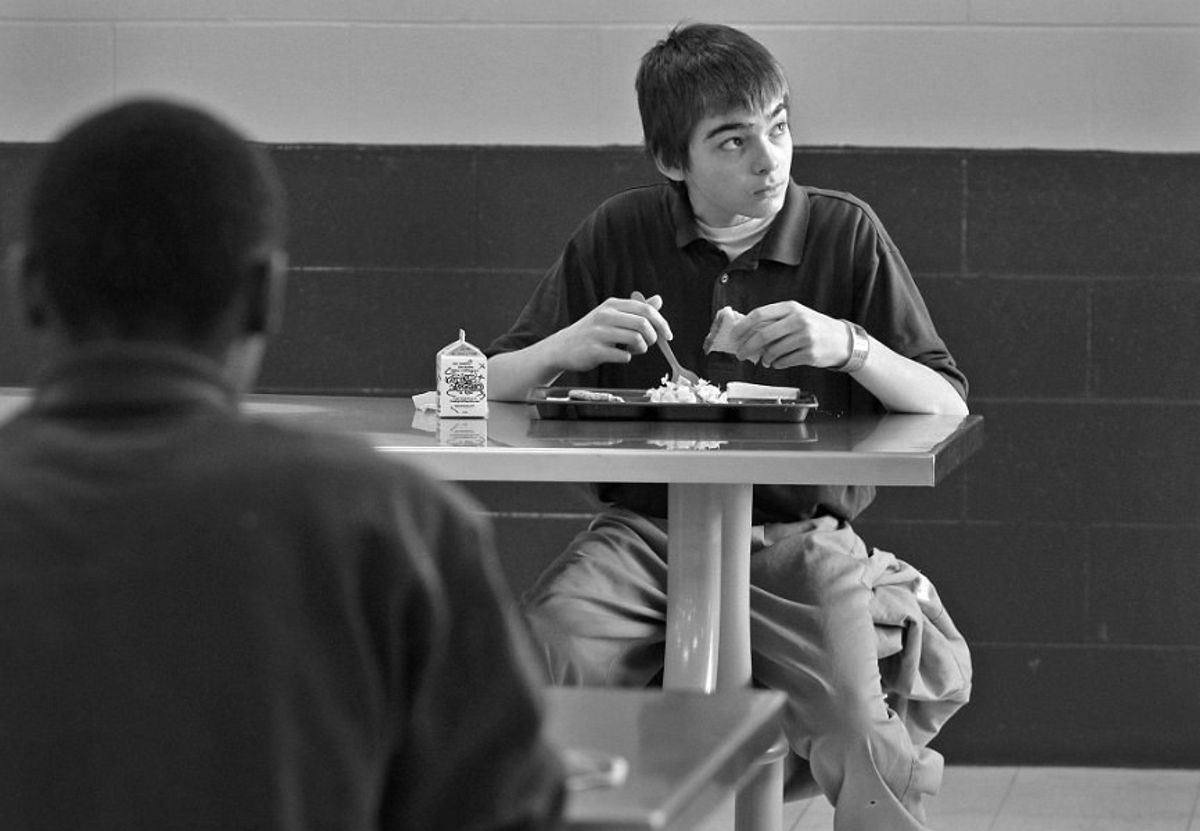 Sitting Alone At The Lunch Table