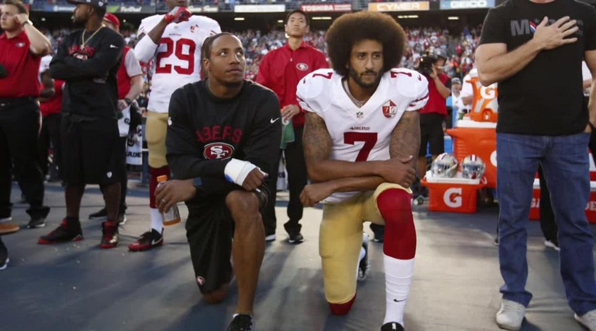 I Kneel With Colin Kaepernick and Brandon Marshall