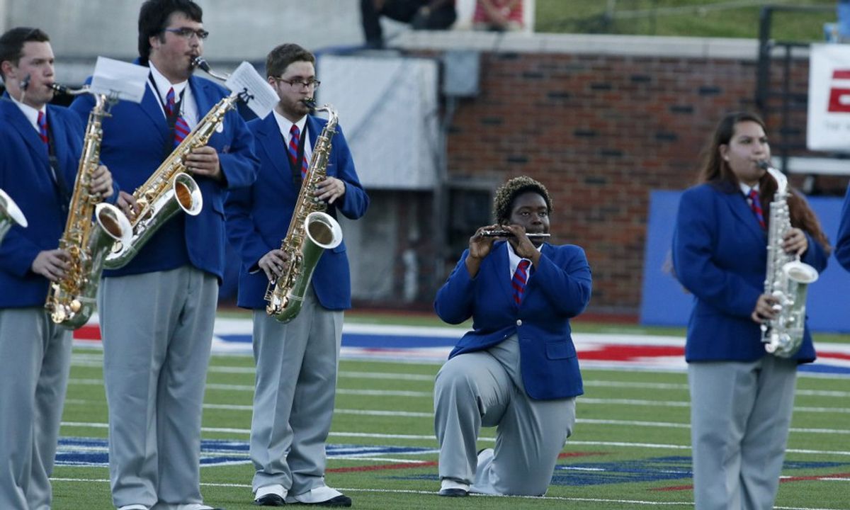 Black Lives Marching: What It Meant When The SMU Band Members Took A Knee During The National Anthem