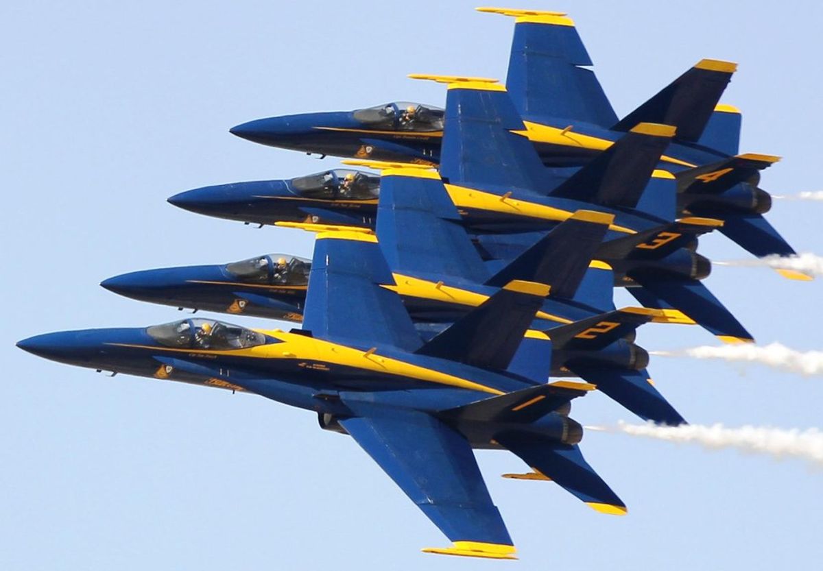 The US NAVY Flight Demonstration Team: The Blue Angels