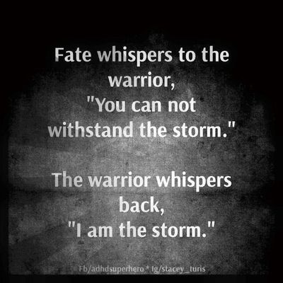 I Am the Storm Warrior Quote Storm Quote Necklace 