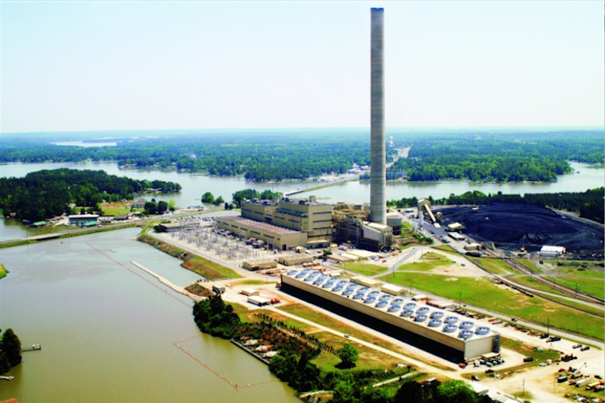 In Memoriam: The Lake Sinclair Smokestack