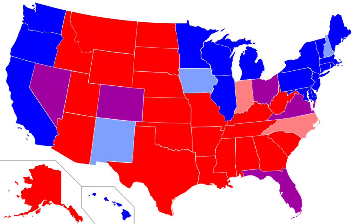 The Red-Blue State Dichotomy