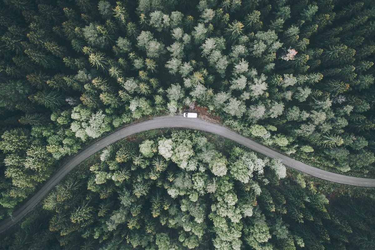 Exploring An Abandoned Mill From A Bird's Eye View