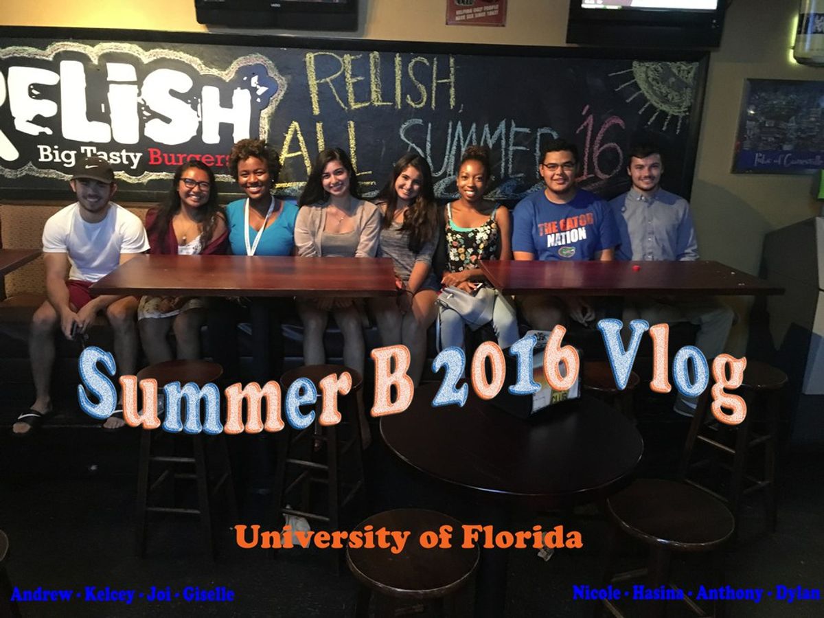 UF Summer B Vlog 2016