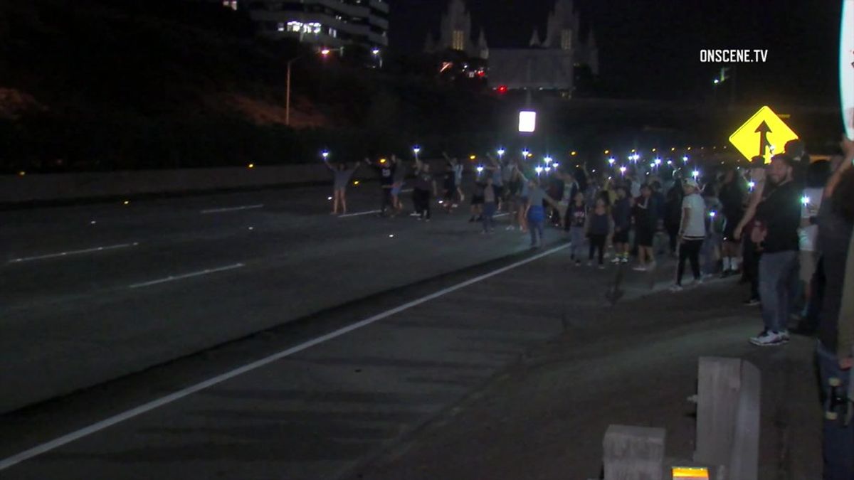 UCSD Student Hit By Car At Protest