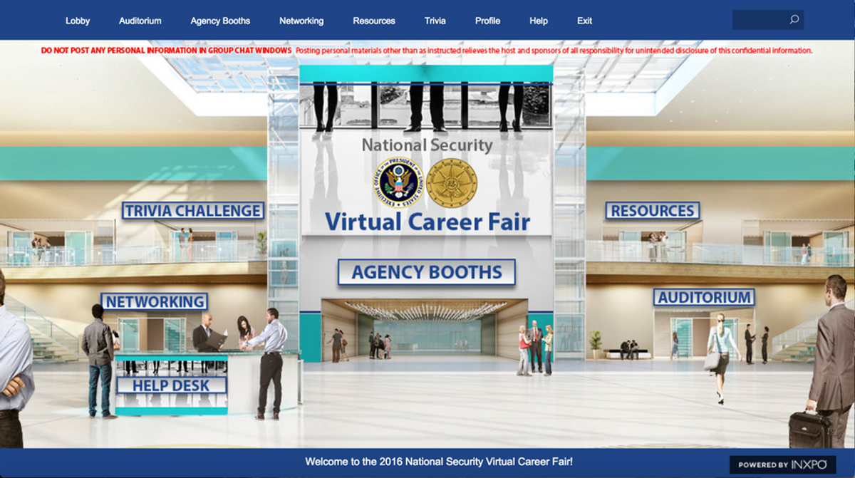 National Security Virtual Career Fair Review