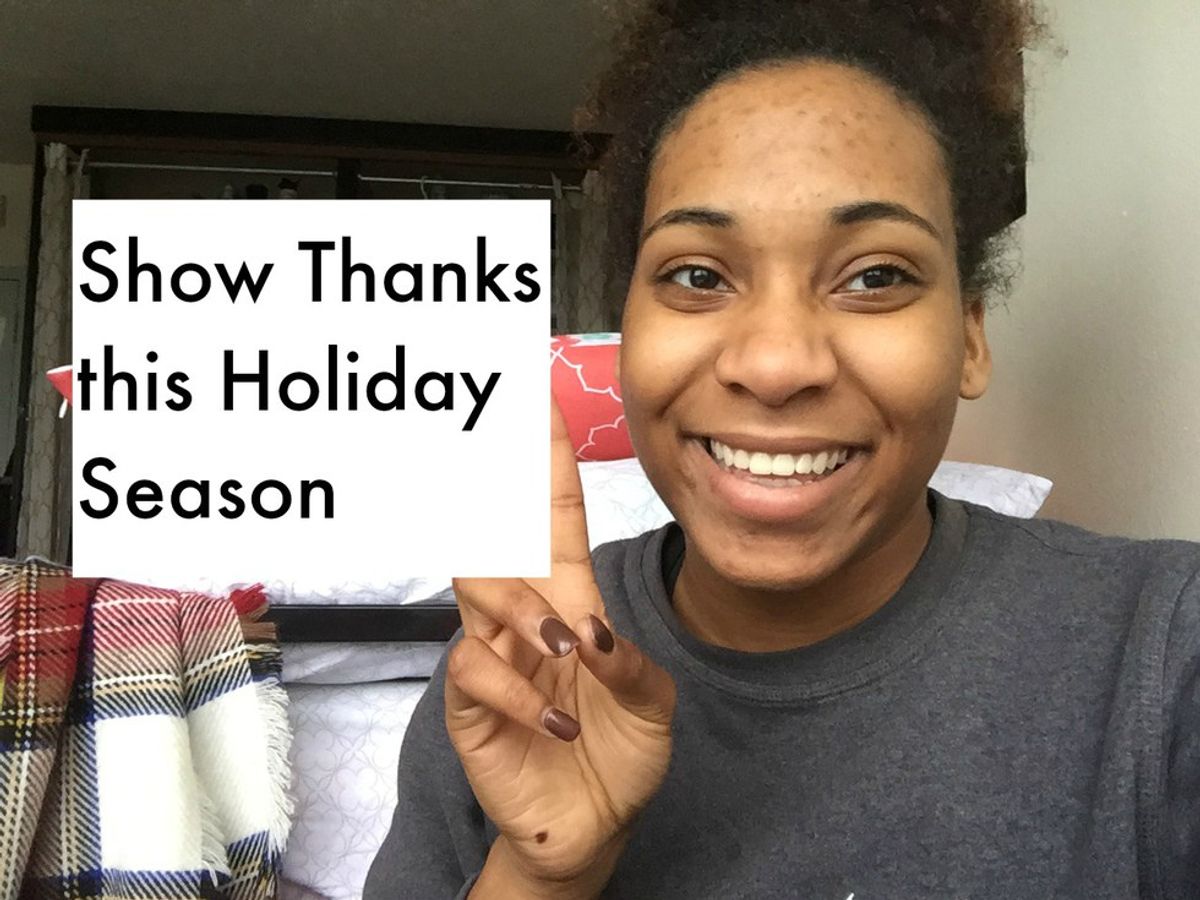 Watch: Ways To Show Thanks This Holiday Season