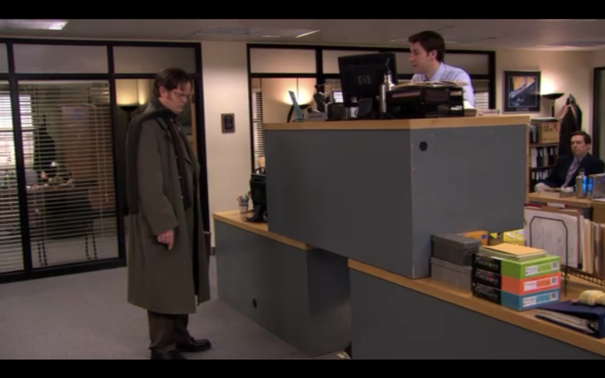 College, As Told By "The Office"