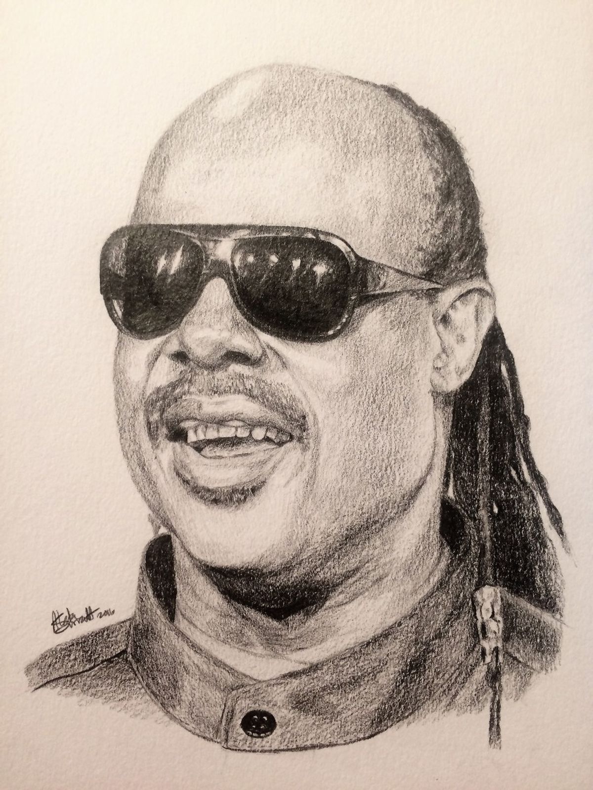 Video: Stevie Wonder Speed Drawing