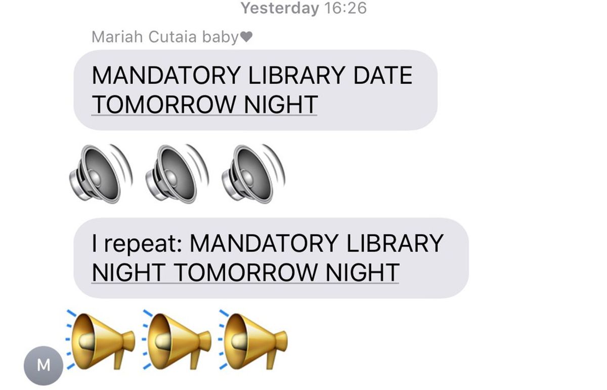 The 11 Stages Of A (Necessary) Library Date