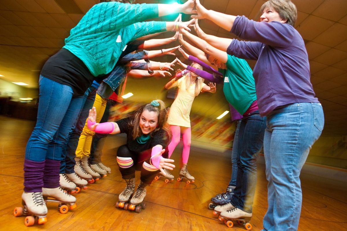 Flashback To Eastern University's SAB Event: Roller-Skating