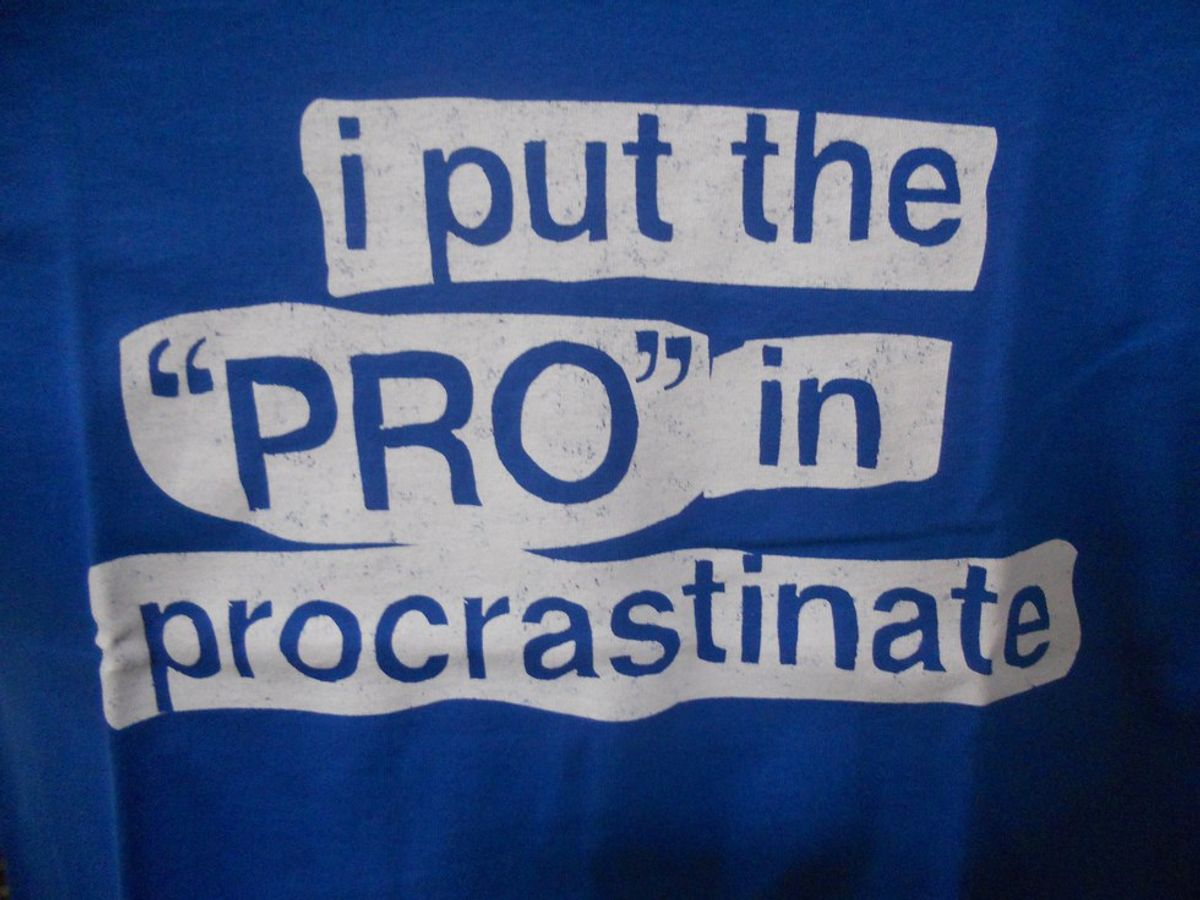 Finals Week: Procrastinators Unite