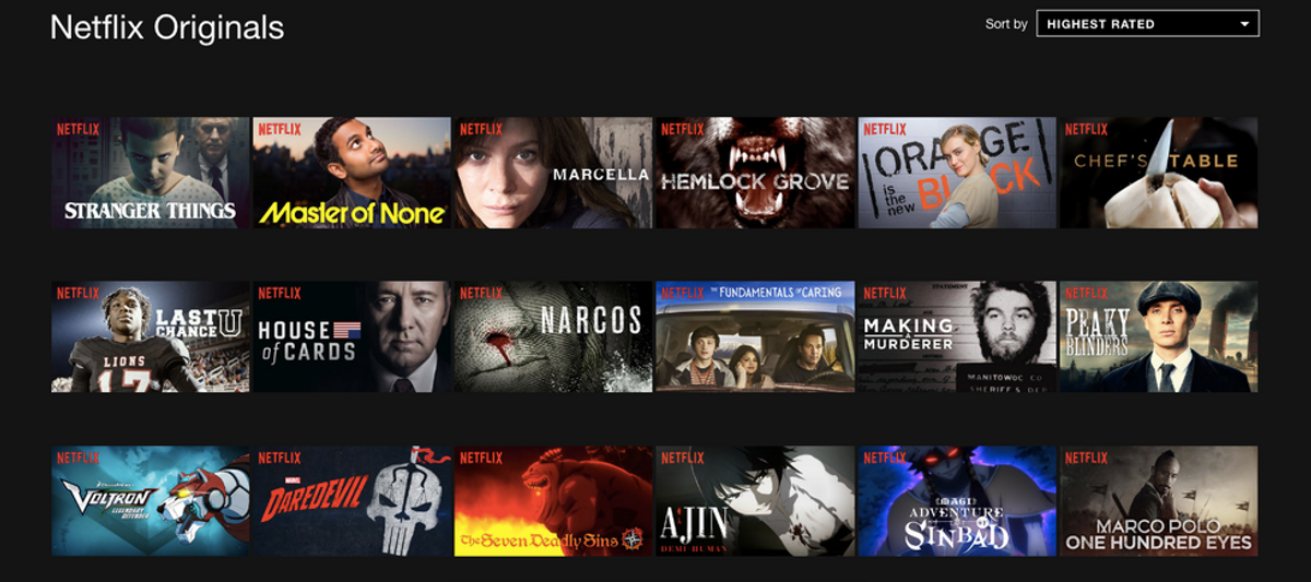 Netflix Productions: Networks, Take Note.