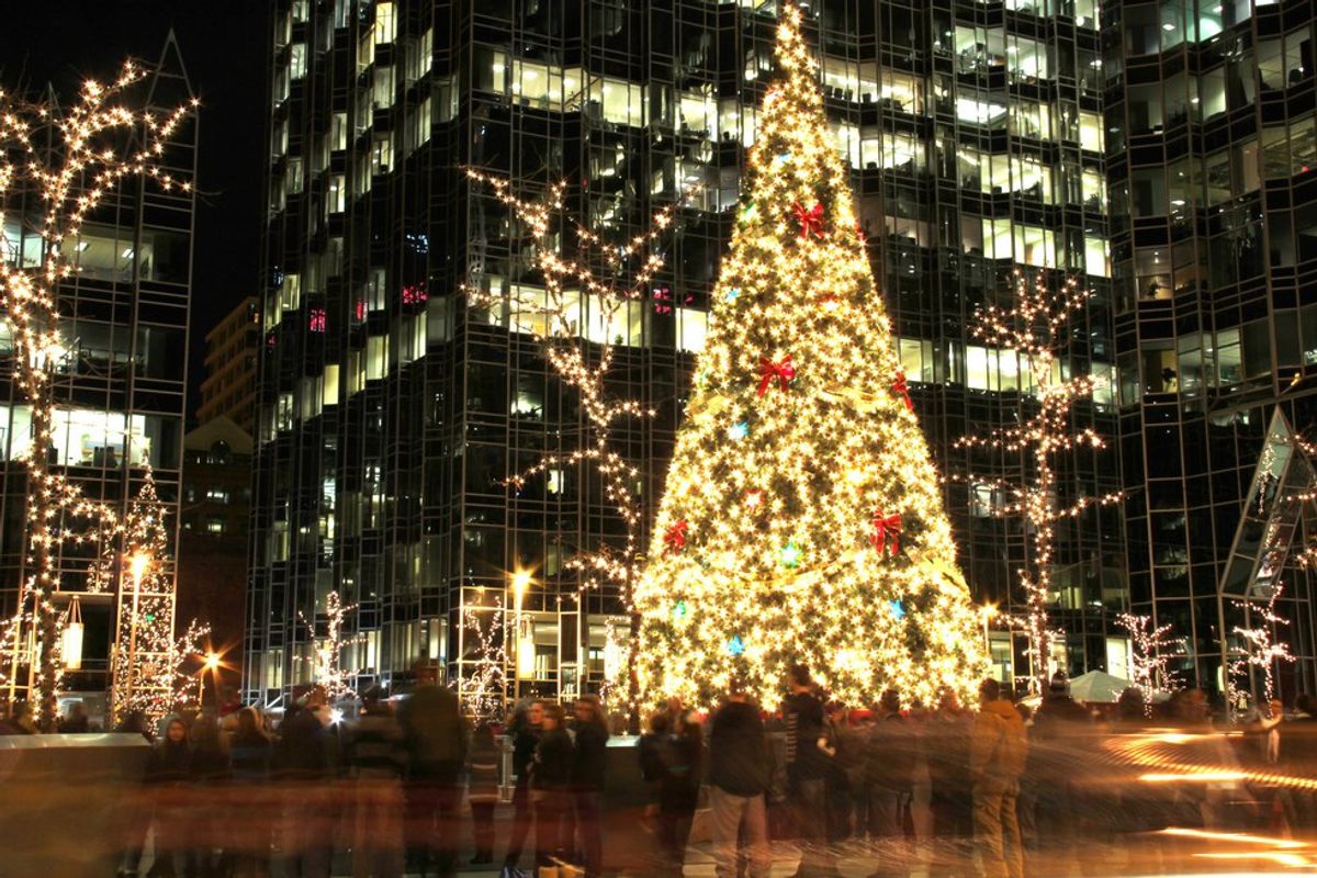 If You're Not At PPG Place's Wintergarden At Christmastime You're Missing Out