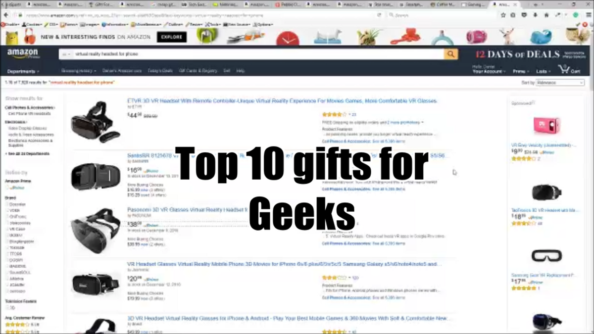 Top 10 Christmas Gifts For Geeks