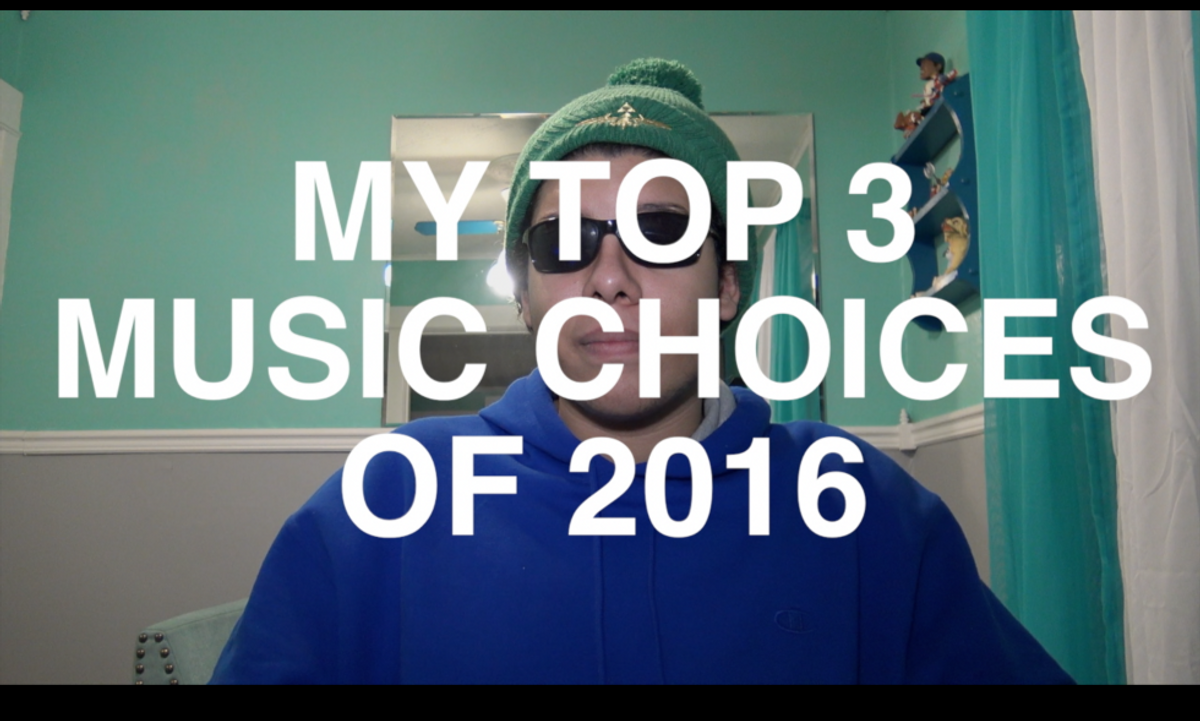 My Top 3 Music Choices of 2016