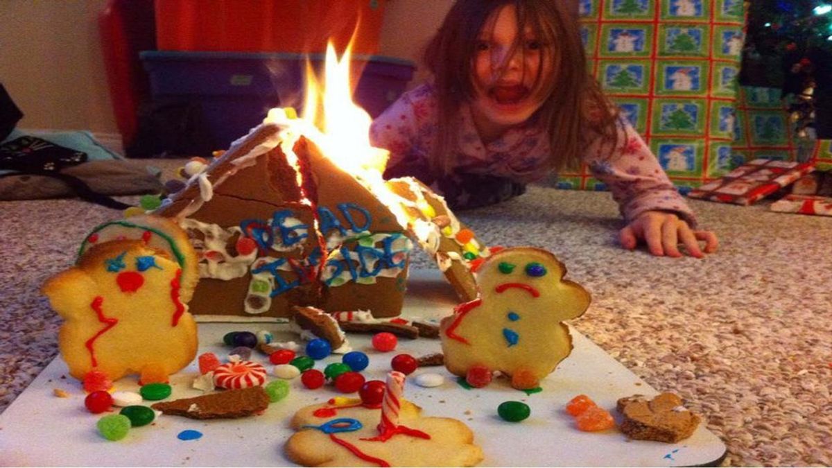 Amateur's First Gingerbread House