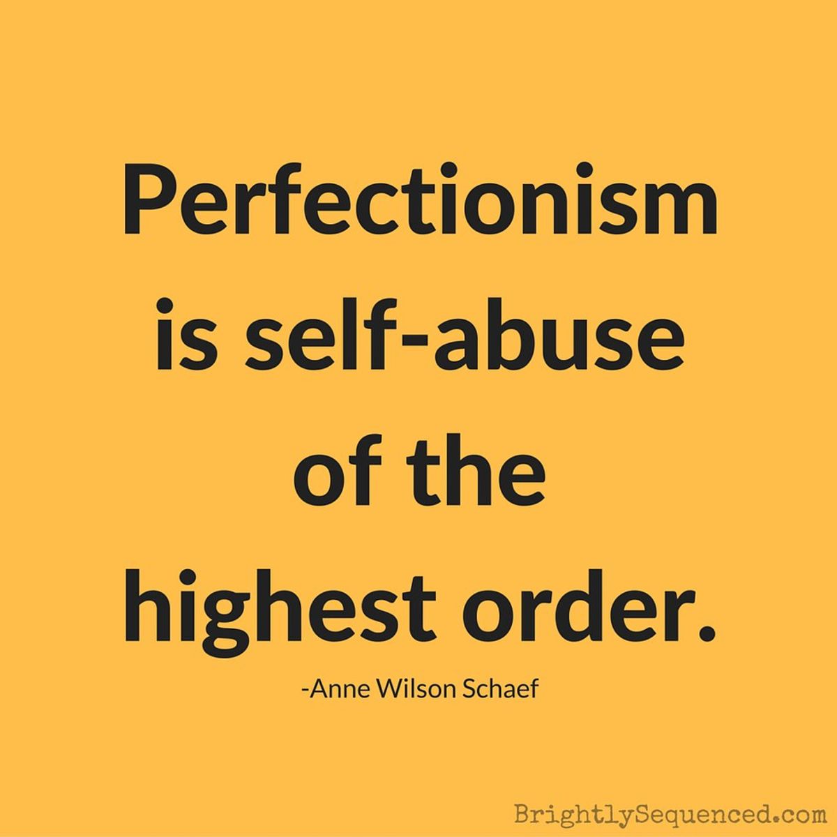 My Epiphany On The Danger Of Perfectionism