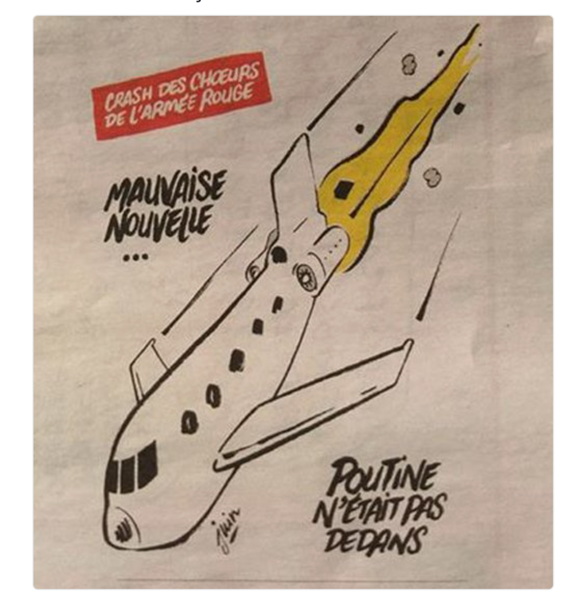 Charlie Hebdo's Questionable Commitment to the Art of Satire