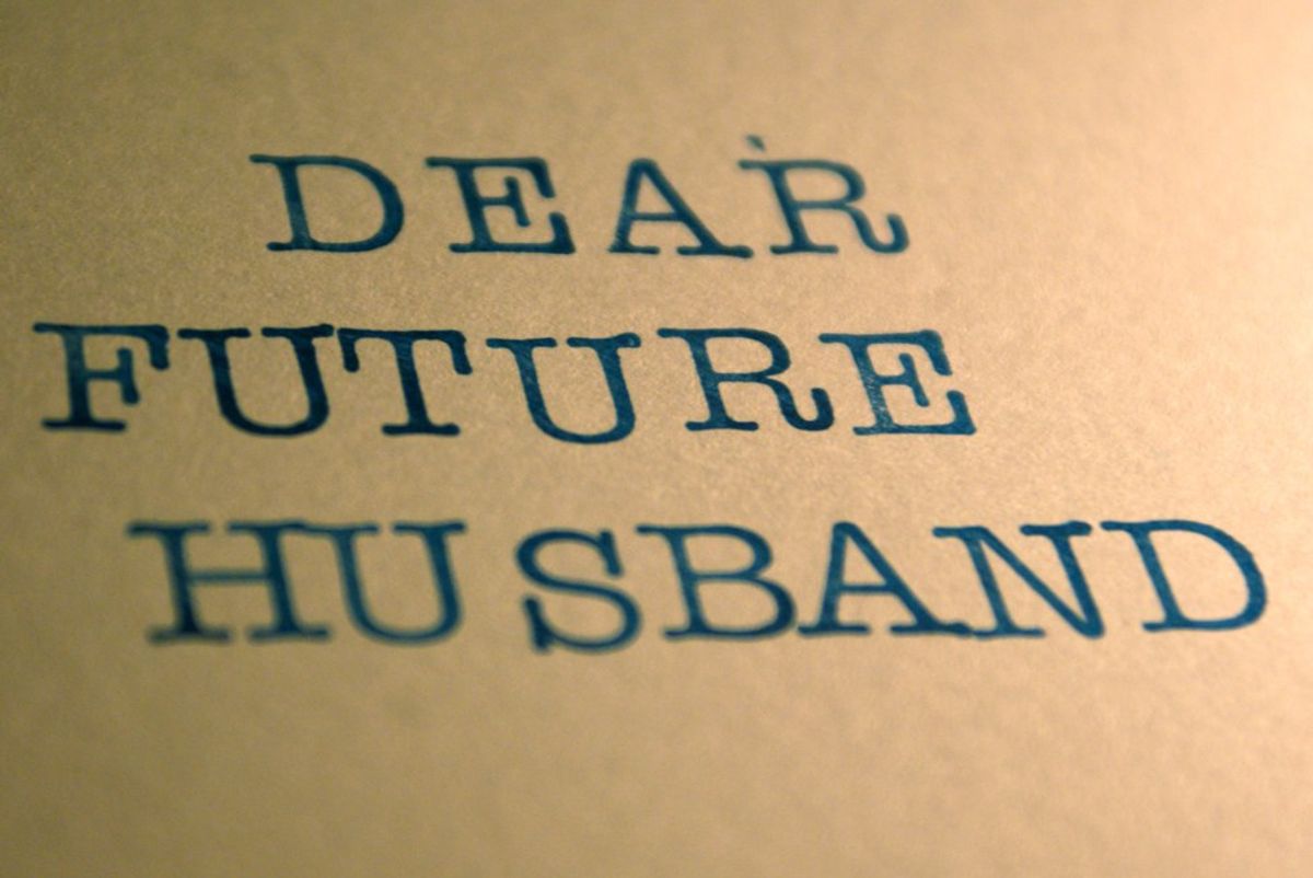 Dear Future Husband (Or Wife)