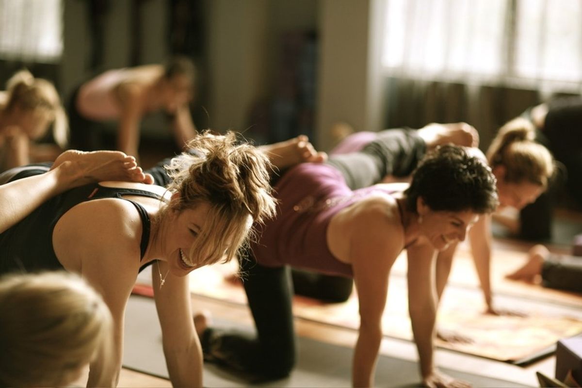 The People You Run Into In A Yoga Class