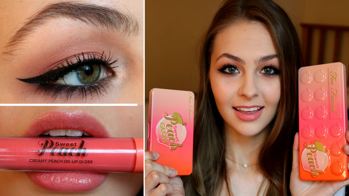 Too Faced Sweet Peach Collection | Review, Swatches, & Tutorial