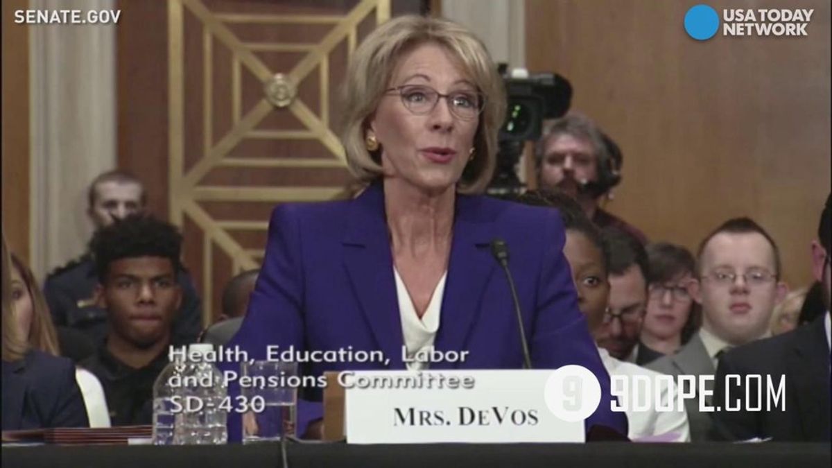 Why You Should Be Very Afraid Of Betsy DeVos