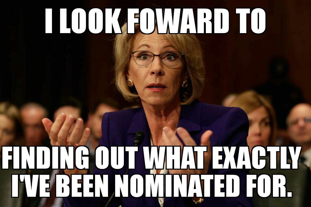 10 Reason Why Betsy DeVos Is The WORST Pick For Secretary Of Education